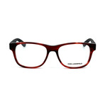 Karl Lagerfeld // Unisex KL917-133 Optical Frames // Striped Red