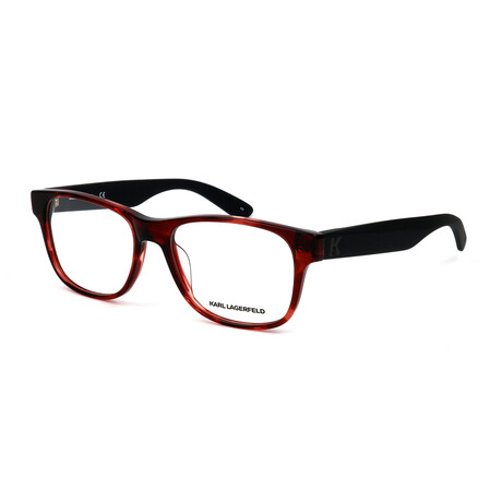 Karl Lagerfeld // Unisex KL917-133 Optical Frames // Striped Red