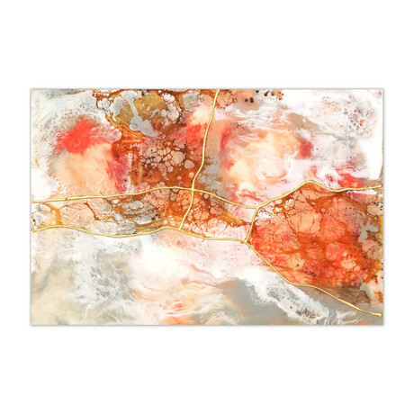 Coral Lace // Frameless Printed Tempered Art Glass (Coral Lace I Only)