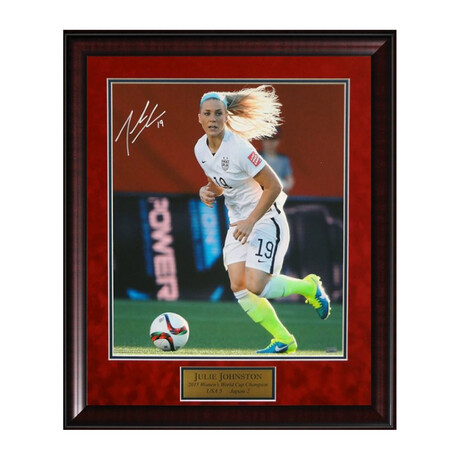 Julie Ertz // Signed Photo + Framed + Signed Photograph // USA