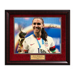 Alex Morgan "Trophy" // Framed + Signed Photograph // USA