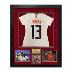 Alex Morgan // Framed + Signed Jersey // USA