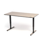 Yaasa Adjustable Desk Pro // Dark (52"W x 26"D)