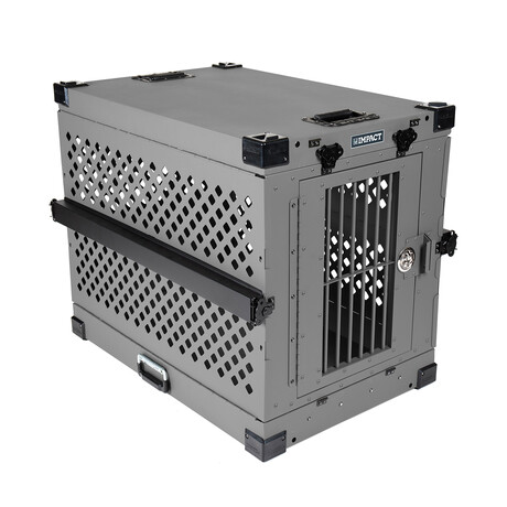 Collapsible Dog Crate // Gray (34" Length)