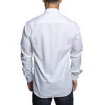 Fibonacci Dot Button Up Shirt // White (M)