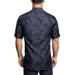 Galileo New Camo Button Up Shirt // Gray (L)