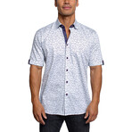 Galileo Shark Attack Button Up Shirt // White (M)