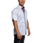 Galileo Shark Attack Button Up Shirt // White (XL)