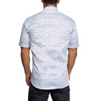 Galileo Shark Attack Button Up Shirt // White (L)