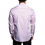 Class Tetris Button Up Shirt // Pink (3XL)