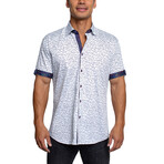 Galileo Shark Attack Button Up Shirt // White (M)