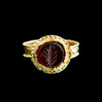 Roman Gold Intaglio Finger Ring // Ca. 100-300 Ad