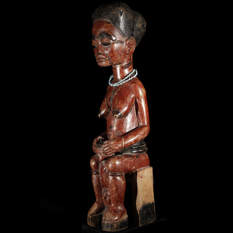 Wooden Baoule Maternity Figure