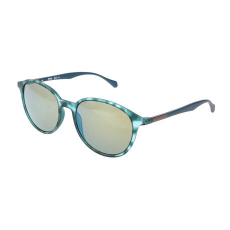Hugo Boss // Men's 0822-S-YX4 Sunglasses // Teal Havana