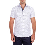 Yacht Short Sleeve Button Up Shirt // White (M)