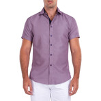 Monte Carlo Short Sleeve Button Up Shirt // Red (XL)