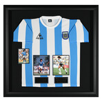 Diego Maradona Signed Jersey // Framed Display