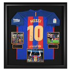 Lionel Messi Signed Jersey // Framed Display