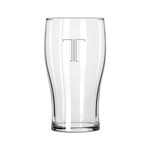 Classic Pub Glass // Set of 4 // Hudson Monogram (A)