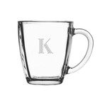 Square Mugs // Set of 4 // Hudson Monogram (A)