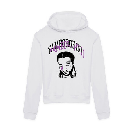 2021 White Icon Face Hoodie (XS)