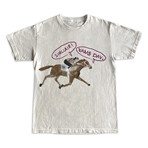 2021 White Long Beach Horse T-Shirt (2XL)