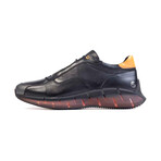 Desmon Leather Sneaker // Black (EU Size 40)