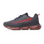 Harvey Knit Sneaker // Black + Red (EU Size 40)
