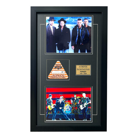 U2 // Original Backstage Pass Collage