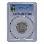 1886 Liberty Nickel // PCGS Certified AU55