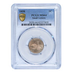 1858 Flying Eagle Cent // PCGS Certified MS64