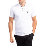 Solid Polo Shirt // White (XL)