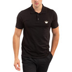 Solid Polo Shirt // Black (S)