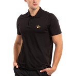 Solid Polo Shirt // Black (S)