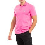 Solid Polo Shirt // Pink (2XL)