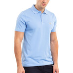 Solid Polo Shirt // Blue (XL)