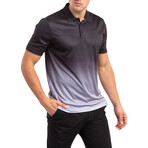 Ombre Polo Shirt // Black (2XL)