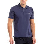 Solid Polo Shirt // Navy Blue (M)