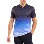 Ombre Polo Shirt // Navy Blue (2XL)
