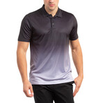 Ombre Polo Shirt // Black (2XL)