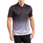 Ombre Polo Shirt // Black (XS)