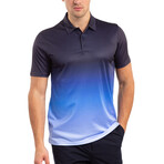 Ombre Polo Shirt // Navy Blue (2XL)