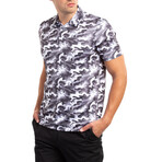 Camo Polo Shirt // Dark Gray (S)