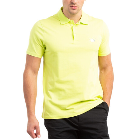 Solid Polo Shirt // Yellow (XS)