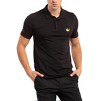 Solid Polo Shirt // Black (S)