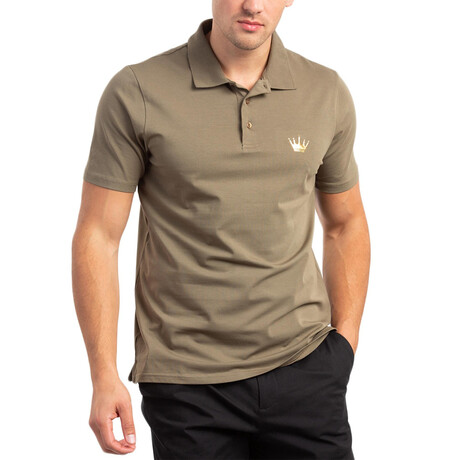 Solid Polo Shirt // Green (XS)