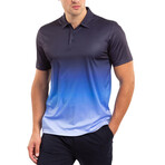 Ombre Polo Shirt // Navy Blue (2XL)