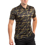 Camo Polo Shirt // Green (2XL)