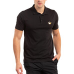 Solid Polo Shirt // Black (S)