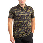 Camo Polo Shirt // Green (2XL)